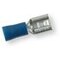 Isolierter Verbinder 6,3x0,8 mm blau